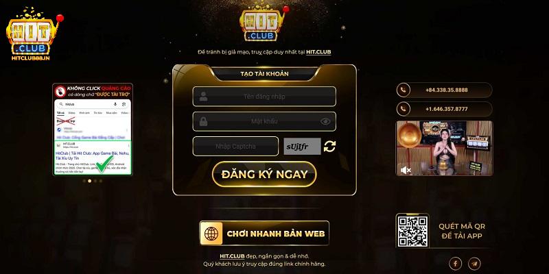 Các bước để đăng nhập HITCLUB nhanh chóng và chuẩn xác