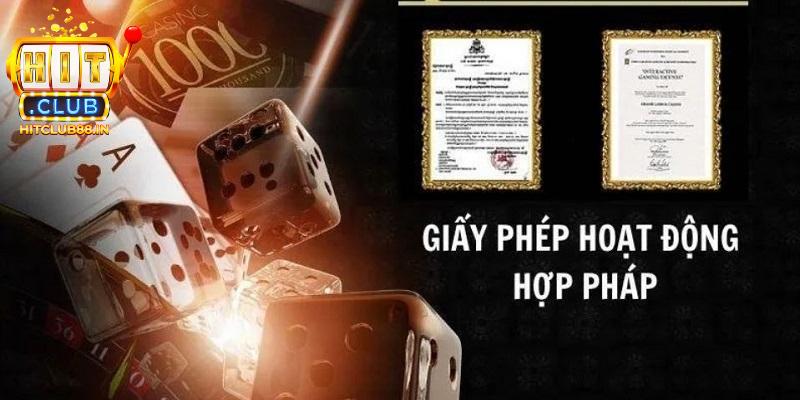 HITCLUB đã vượt qua các tiêu chuẩn gắt gao để có được giấy phép hoạt động